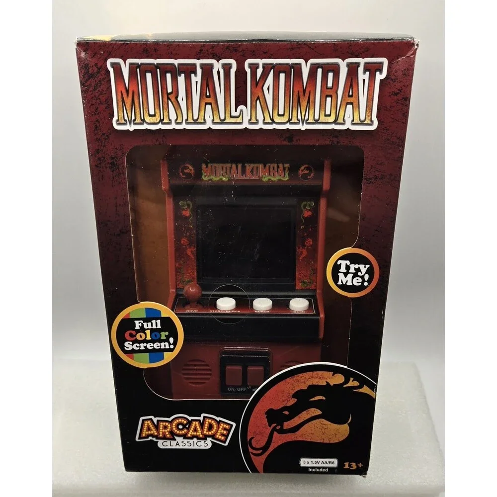 Mortal Kombat Basic Fun Arcade Classics Machine Handheld Game #15 - New/Sealed